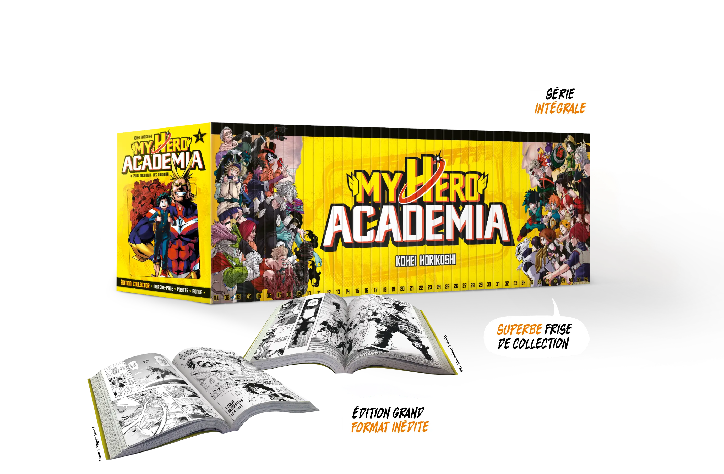 Collectionnez la frise de collection du manga culte