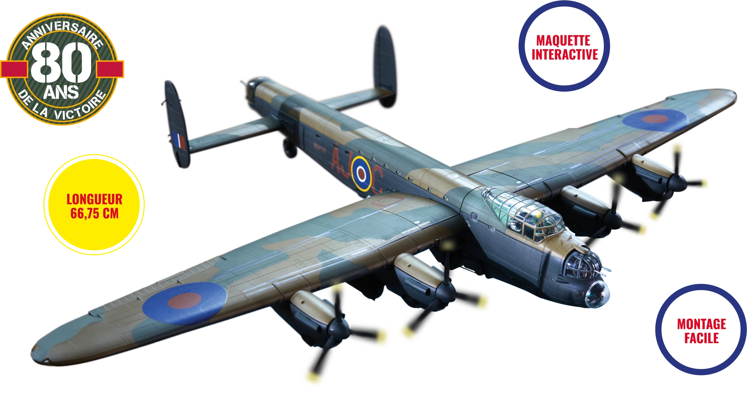 Le légendaire Lancaster, bombardier anglais de la Seconde Guerre mondiale