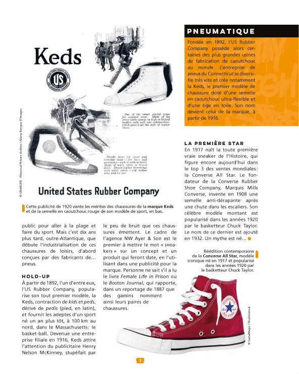 Fiches encyclopédiques sneakers Air Jordan 1