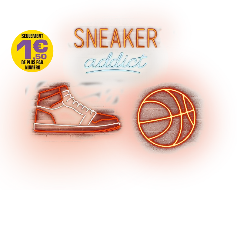 néon sneakers basket ballon de basket et sneaker addict 