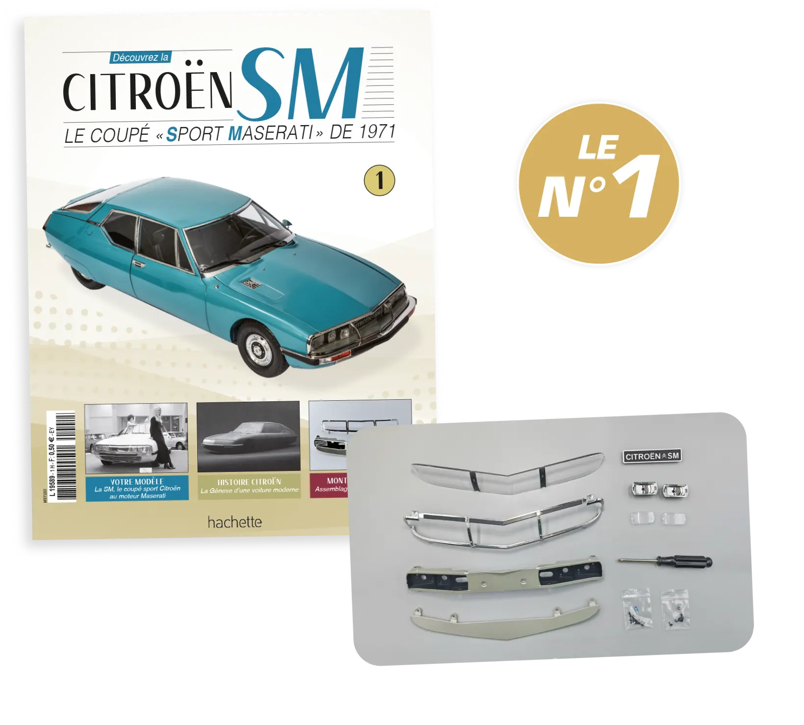 LE N°1 : Le fasicule + Les premières pièces de votre maquette