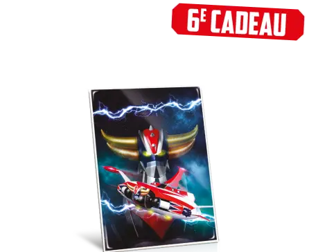 La plaque métal Goldorak