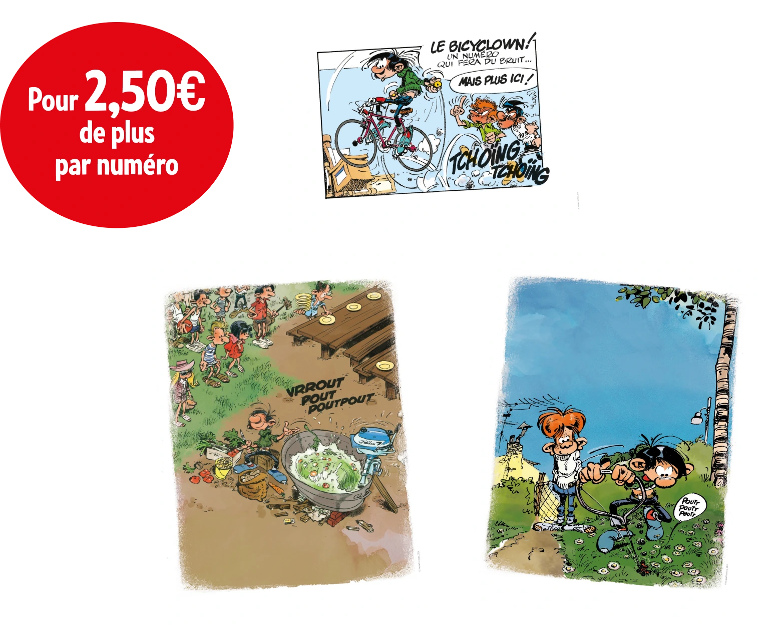 Les tirés à part exclusifs Gaston Lagaffe