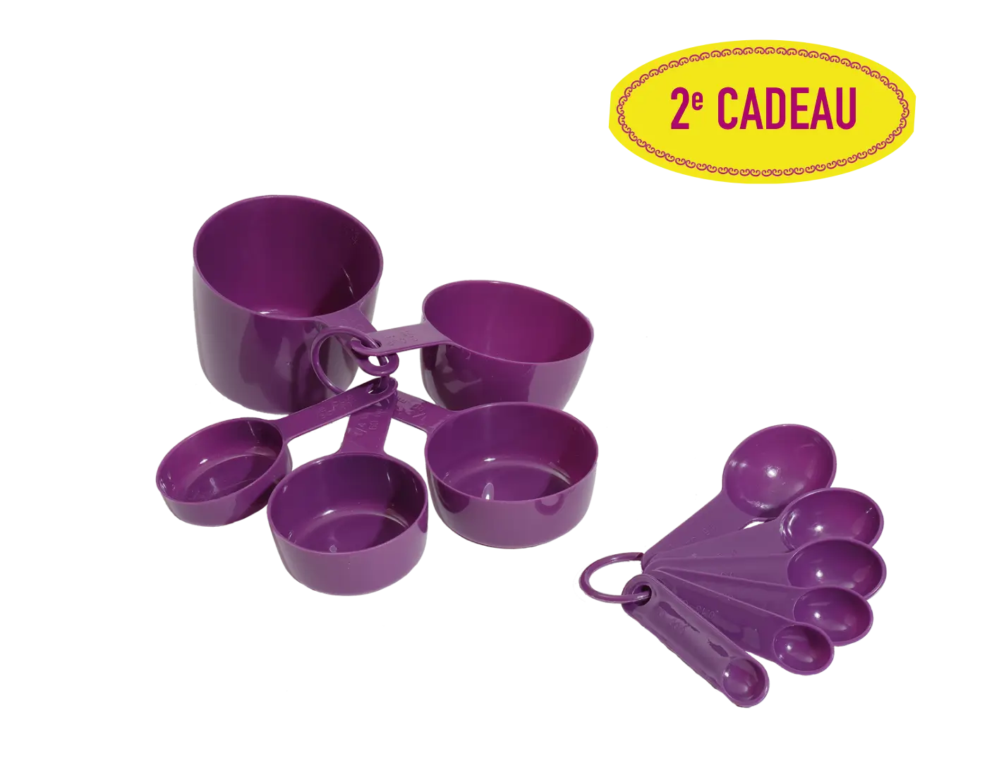 Les 2 sets de cuillères doseuses