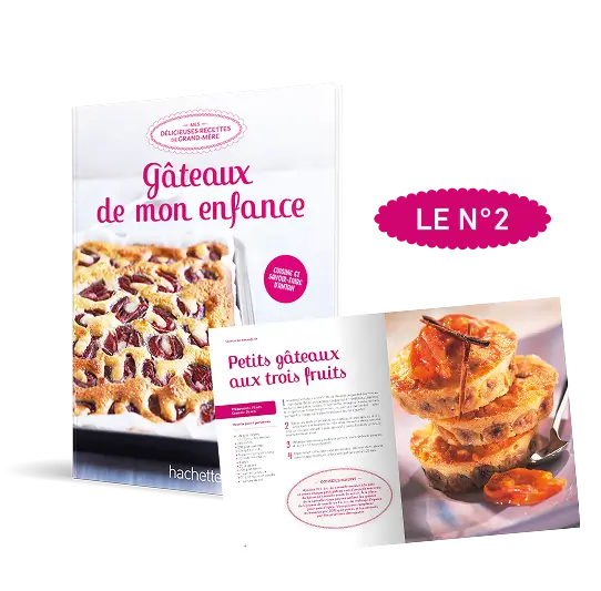 Le N°2 : Le livre de recettes Gâteaux de mon enfance